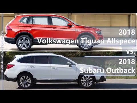 2018 Volkswagen Tiguan Allspace vs 2018 Subaru Outback (technical comparison)