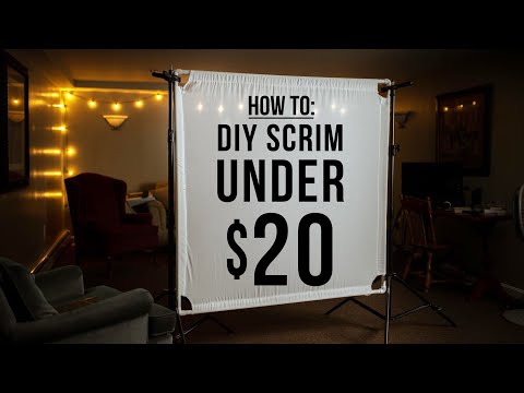 How To: DIY Diffusion Scrim for UNDER $20