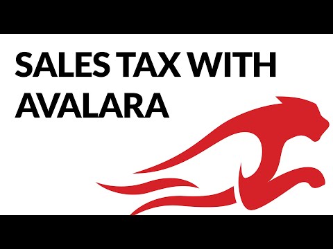 Sales Tax Avalara - On Boarding Information and Data Input