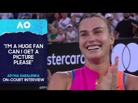 Aryna Sabalenka On-Court Interview | Australian Open 2026 First Round