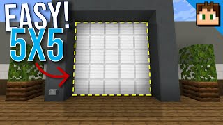 The SIMPLE 5x5 Piston DOOR! [Minecraft Bedrock 1.20] +Tutorial