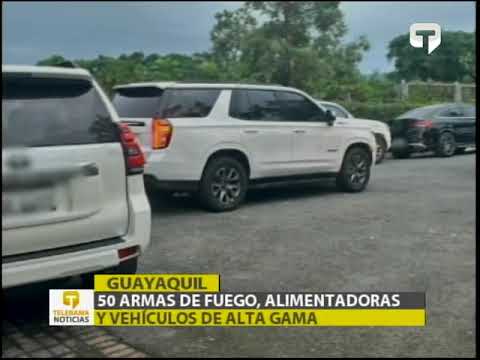 50 armas de fuego alimentadoras y vehículos de alta gama