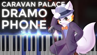 Caravan Palace · Dramophone | Ragtime LyricWulf Piano Tutorial on Synthesia
