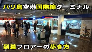 バリ島デンパサール空港国際線到着フロアーの歩き方【完全版】
