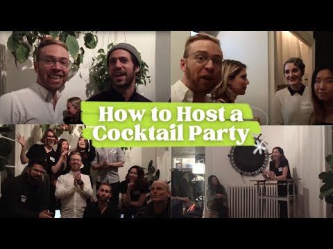 How to host a cocktail party