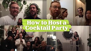 How to host a cocktail party