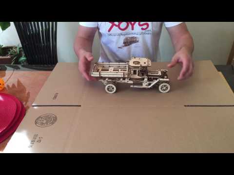 UGears Truck UGM-11 Mechanical Model Operation by Ukidz Toys