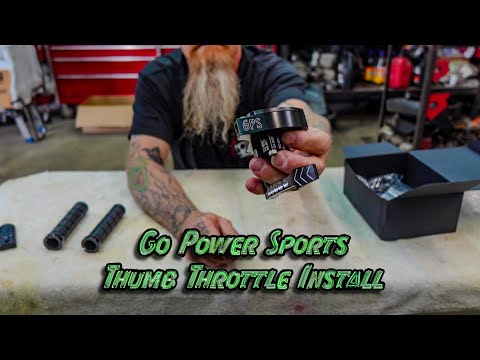 EATAKWARD Universal Billet CNC 7/8 inch ATV Throttle Lever Thumb Controller Thumb Throttle Replacement for Yamaha Raptor 350 660 700 HD TRX Replacement for Suzuki LTR450 250 500 LTZ400 250 etc video review thumbnail