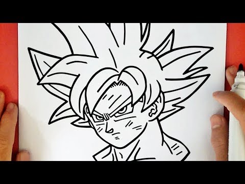 COMMENT DESSINER GOKU ULTRA INSTINCT MAÎTRISÉ