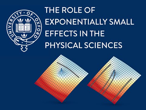 The role of exponentially small effects in the physical sciences