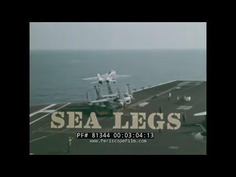 USS NIMITZ CVN-68  1980 AIRCRAFT CARRIER & F-14 OPERATIONS & CAPABILITIES "SEA LEGS" 81344