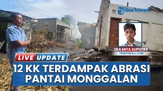 12 KK Terdampak Abrasi di Pesisir Monggalan Klungkung Bali, Rumah Warga Hancur Tersapu Ombak