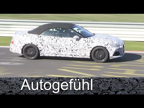 All-new Audi A5 as Audi S5 Convertible camo Sound video caught on Nürburgring Nordschleife