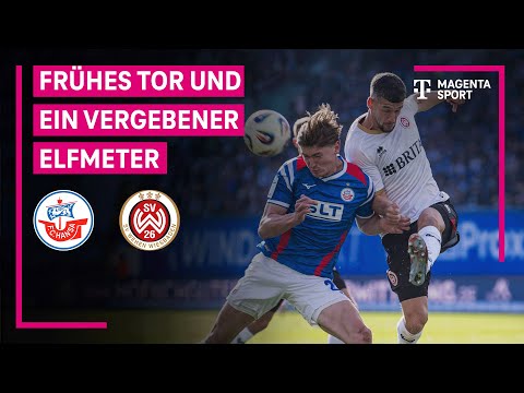 F.C. Hansa Rostock - SV Wehen Wiesbaden, Highlights mit Live-Kommentar | 3. Liga | MAGENTA SPORT