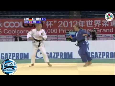 Judo Grand Prix Qingdao 2012 Semifinal -57kg TRAJDOS Martyna (GER)-HOWELL Gemma (GBR)