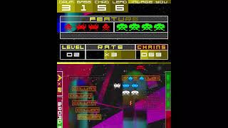 Space Invaders Extreme (DS) gameplay - Stage 1