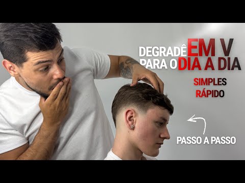 HOW TO CREATE A V-SHAPED FADE - STEP BY STEP - DAY BY DAY!