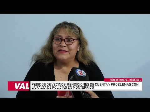 Pedidos de vecinos, rendición de cuentas y problemas con policías en Monterrico