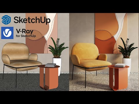 Free V-Ray for SketchUp Visualization Course | Create Photorealistic Render | Tutorial