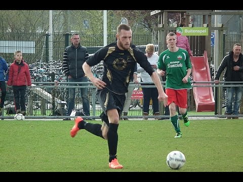 De Alblas 1 - Heukelum 1,  Ferry Meijdam scoort 0-1