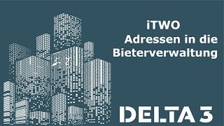 iTWO Adressen in die Bieterverwaltung