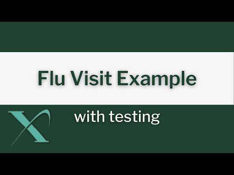 Flu Visit Example (with Lab Test Coding) using Pediatric Xpress