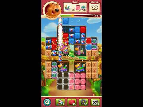 Toon Blast Level 7849 - NO BOOSTERS 🐻🐺🐱 | SKILLGAMING ✔️