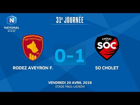 J31 : Rodez Aveyron F. - SO Cholet (0-1), le replay I National FFF