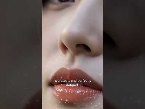 The cleanest high-shine lip combo ever.