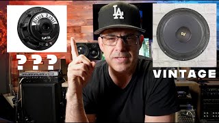 Video thumbnail for EV EVM12L Vintage vs Black Label Zakk Wylde by Michael Nielsen - Big Hairy Guitars