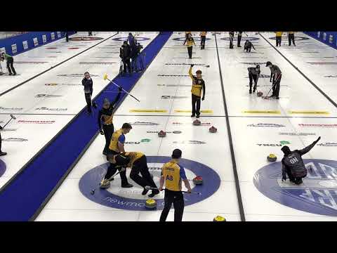 2023 U18 curling championships game 6 AB2 vs NB1 - second half