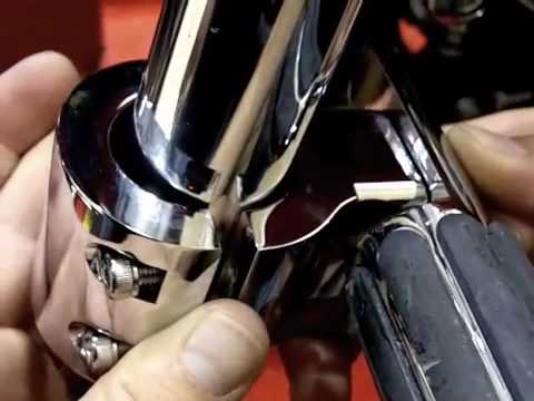 Show Chrome Accessories Big Bike Parts Highway Clamp with Rail Peg video