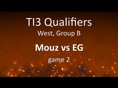 TI3 Qualifiers West: Mouz vs EG, game 2