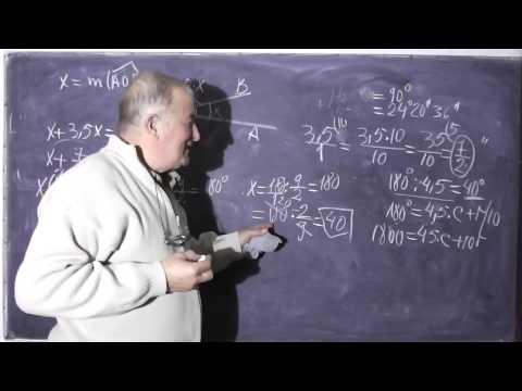 1/2 Lectia 301 - Probleme cu unghiuri complementare, suplimentare - Fractii echivalente - Clasa 6