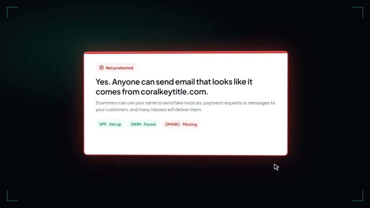 Raileon Email Security Check demo video