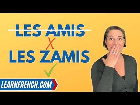 When do you pronounce the end of the word in French? LES LIAISONS OBLIGATOIRES!