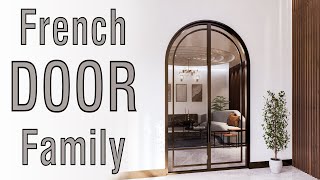 🚪 How to model Parametric Arched Double Doors in REVIT