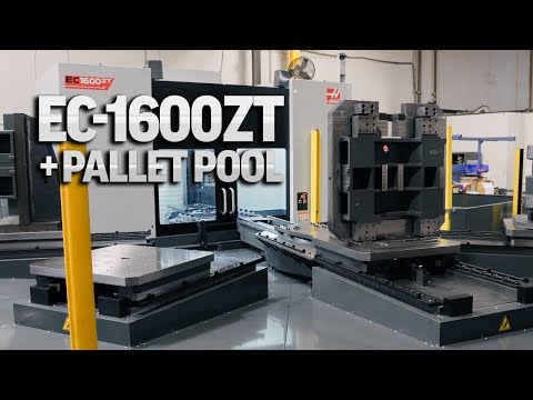 New 4+1 Pallet Pool for the Haas EC-1600ZT HMC - Haas Automation, Inc.