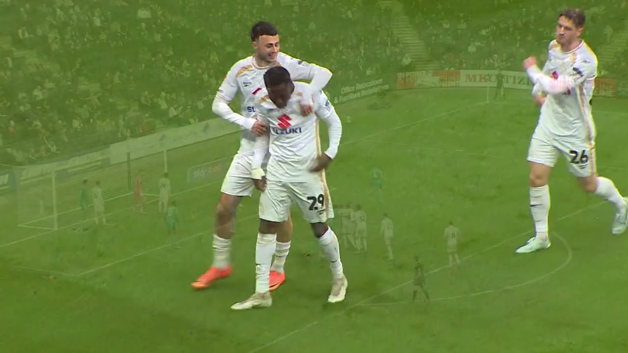 Milton Keynes Dons vs Harrogate Town Highlights