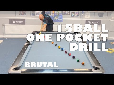 15ball rotation one pocket drill | BRUTAL