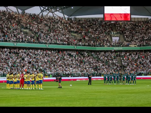 Doping kibiców Legii na meczu z Arką Gdynia