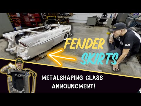 METAL SHAPING Fender Skirts From Scratch 1956 BABY BUICK PT1