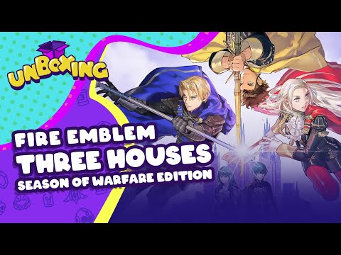 Unboxing - Fire Emblem three houses - Seasons of Warfare Edition