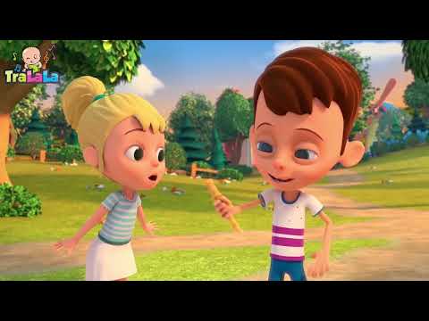 Zece maimuțele - Colaje pentru Copii de la TraLaLa - Cantece Copii