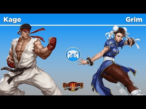 3rd Strike @ Neil's (4-11) - Kage (Ryu) vs. Grim (Chun-Li) - WR1
