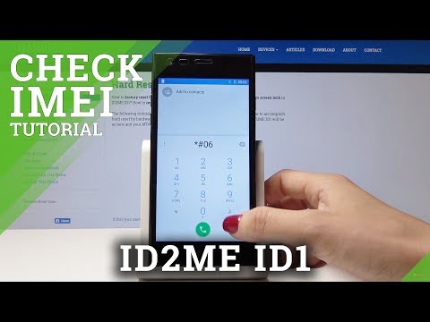 How to Check IMEI number in ID2ME ID1 - Locate Serial Number