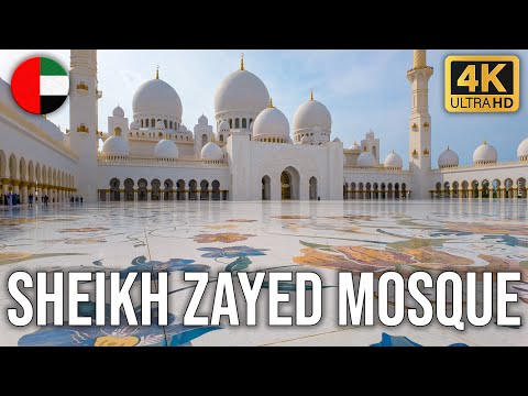 Abu Dhabi, UAE - Sheikh Zayed Grand Mosque - The Most Beautiful Mosque In The World