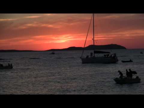 Sunset from Cafe del Mar Ibiza