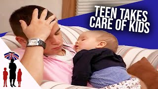 15yr old has stress induced panic attack from looking after 9 siblings | Supernanny