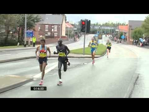 Haile Gebrselassie at the Great North Run 2010